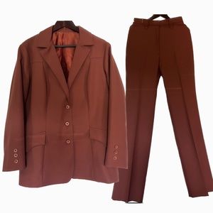 Beautiful Dusty Rose 70s Western Suit